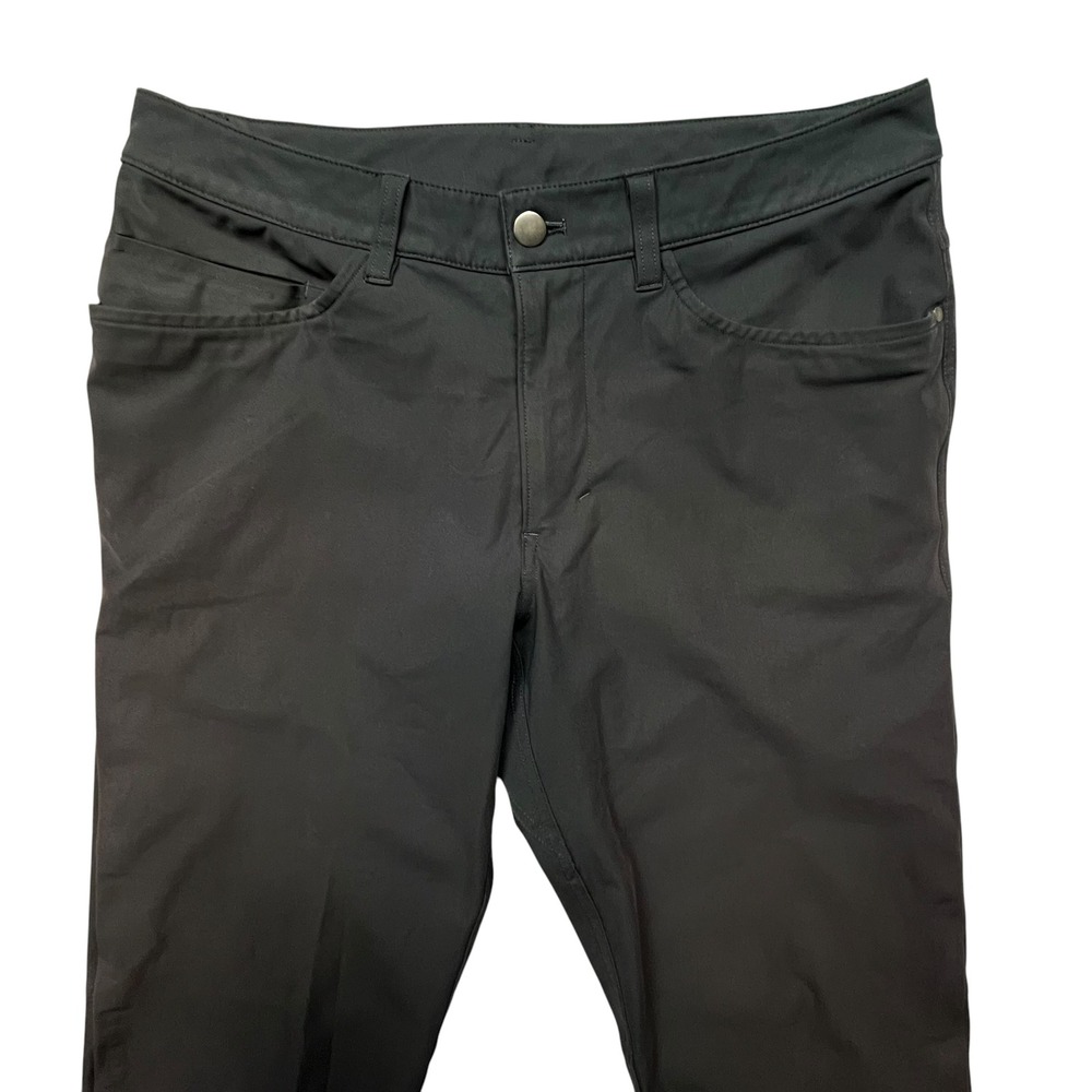 Lululemon ABC‎ Pant Mens Gray Five Pocket Technical Trousers Size 31 - Picture 3 of 5